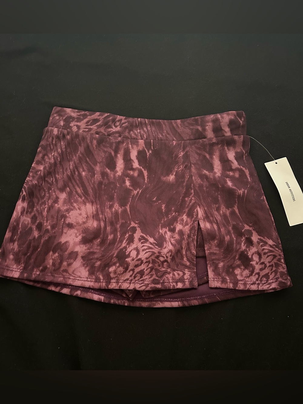 Urban Outfitters Purple Printed Mini Skirt